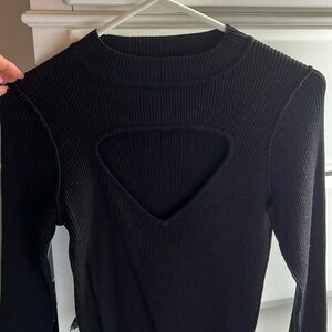 Black thick long sleeve
